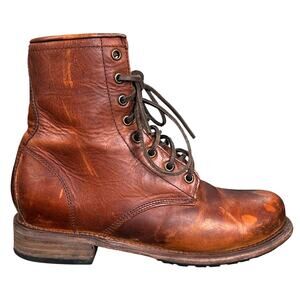 Freebird By Steven Women’s Manchester Brown Distressed Combat Boot Size 9